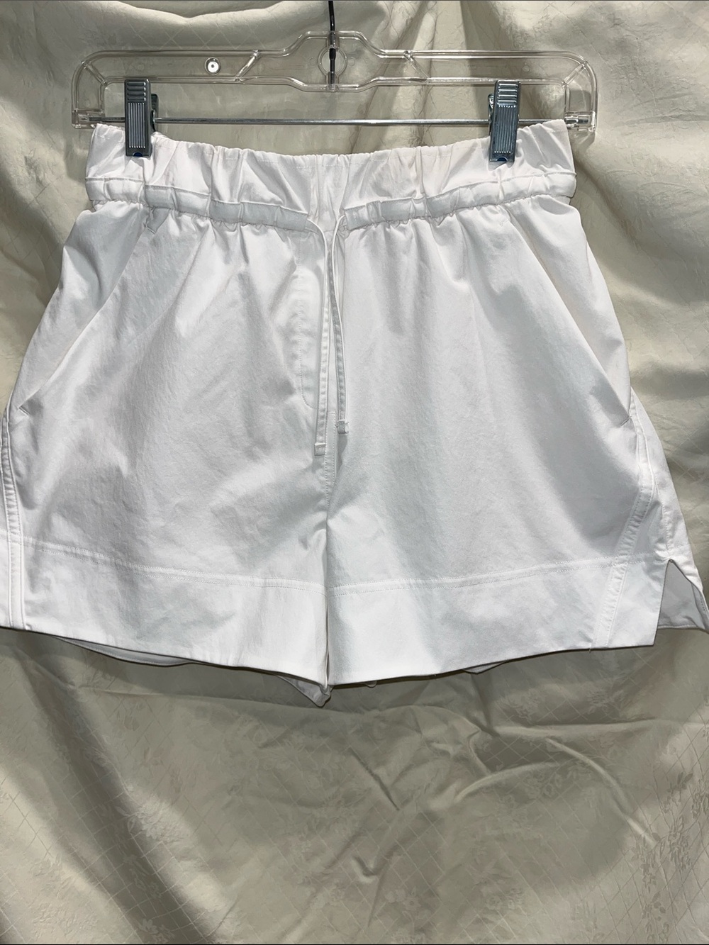 lululemon athletica White Elastic-Waist Athletic Shorts